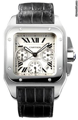 Cartier Santos 100 XL Steel Chronograph Mens Watch W20090X8