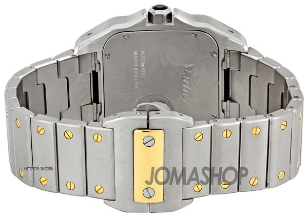 replica Cartier Santos 100 Extra Large 18kt Yellow Gold and Steel Mens Watch W200728G WATCHES 1 