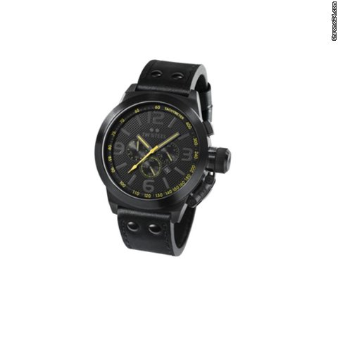 TW Steel Uhren Canteen Cool Black/Yellow - Chronograph, TW901
