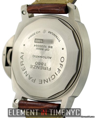 replica Panerai Luminor Marina PAM 240 Titanium Brown Dial B+P WATCHES 1 