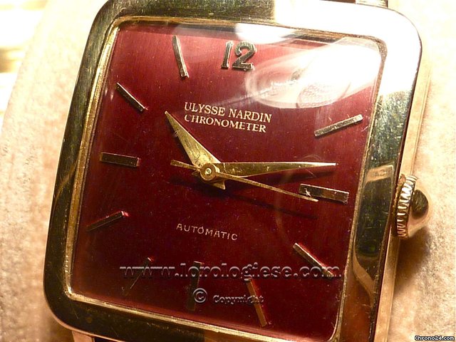 replica Ulysse Nardin Vintage CIOCCOLATONE AUTOMATIC Gran Carre tank WATCHES 1