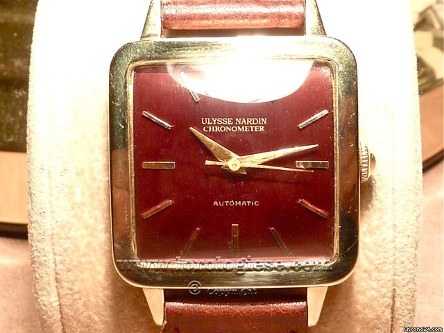 Ulysse Nardin Vintage CIOCCOLATONE AUTOMATIC Gran Carre tank