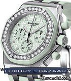 Audemars Piguet Royal Oak Offshore Ladies (SS-Diamonds / Silver / Rubber)