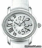 Audemars Piguet Milenary Lady (SS / Silver / White Leather Strap)