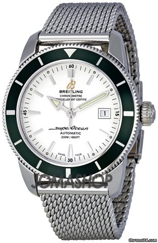 Breitling Superocean Heritage Silver Dial Steel Mens Watch A1732136-G717SS