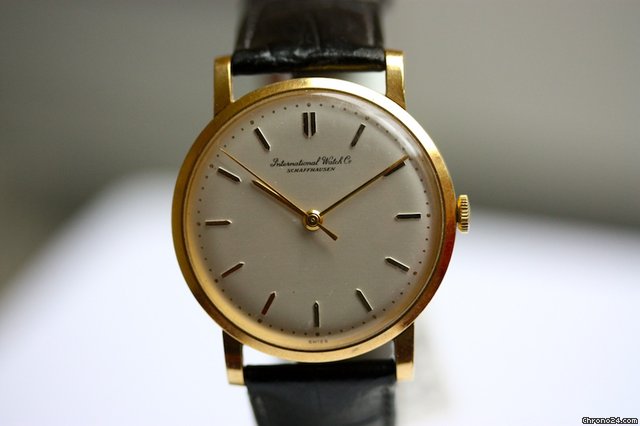 IWC Handaufzug aus Gelbgold