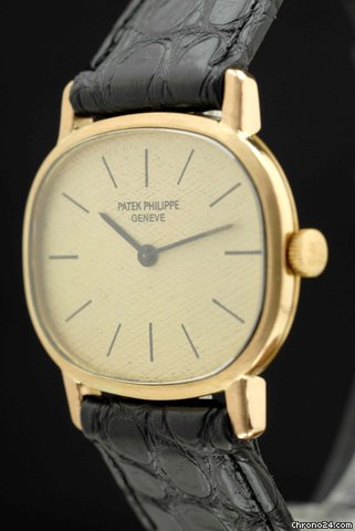 replica Patek Philippe Ellipse in 18 Karat Gelbgold am Lederband WATCHES 1 