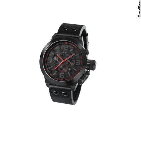 TW Steel Uhren Canteen Cool Black/Red - Chronograph, TW903