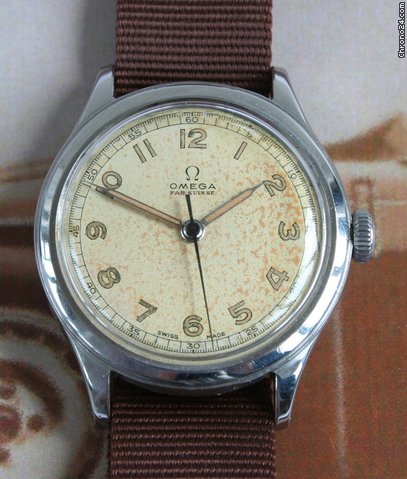 Omega UK Military 30T2 screwback rare vintage