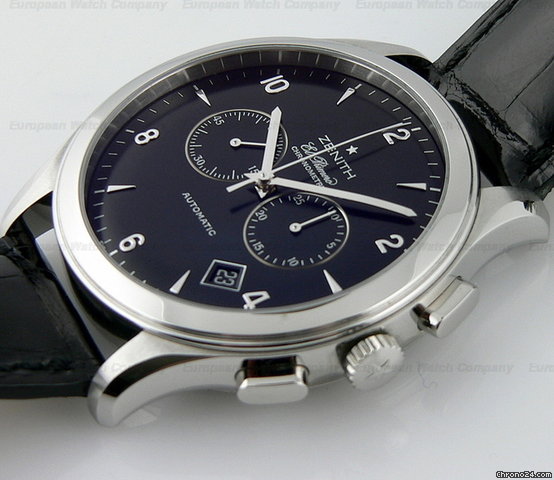 replica Zenith Grande Class   , Black  Steel WATCHES 1 