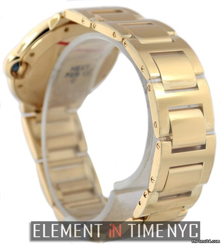 replica Cartier Ballon Bleu MID-SIZE 18k Pink Gold Diamond Dial NIB WE902026 WATCHES 1 