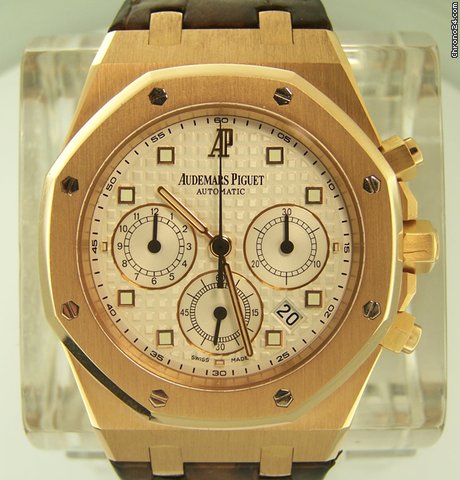 replica Audemars Piguet Royal Oak Chronograph Rose Gold Ref. 26022OR.OO WATCHES 1 
