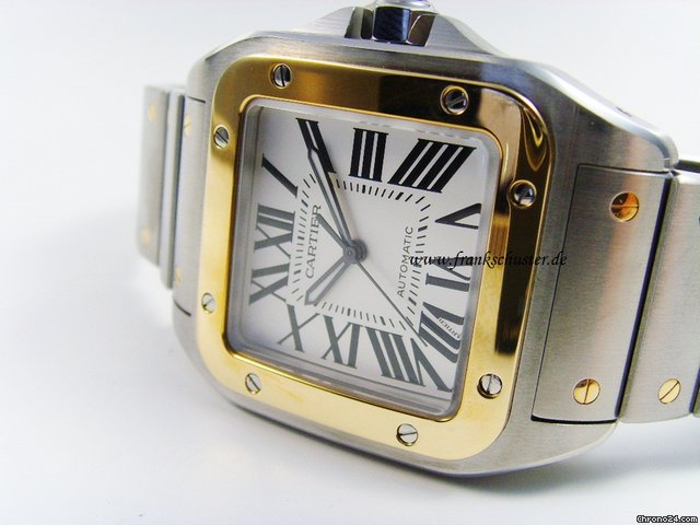 Cartier Santos 100 Stahl/Gold