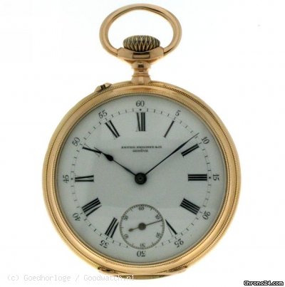 Patek Philippe Pocket watch taschenuhr zakhorloge gold 18K BOX & AUSZUG