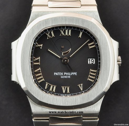 Patek Philippe S/S Jumbo Power Reserve Nautilus B&P 3710/1A