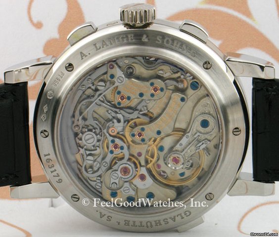 replica A. Lange & Sohne 410.025 Datograph Perpetual Calendar, Platinum WATCHES 1 