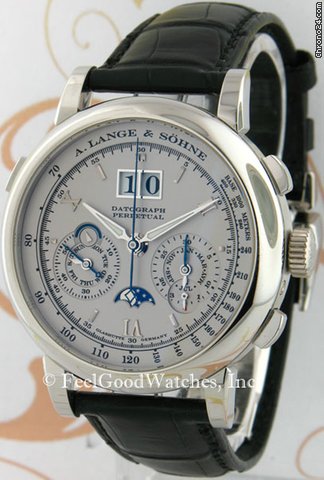 A. Lange & Sohne 410.025 Datograph Perpetual Calendar, Platinum