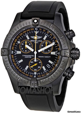 Breitling Avenger Seawolf Chronograph Black Ion-plated Mens Watch M73390T1-BA87BKRD