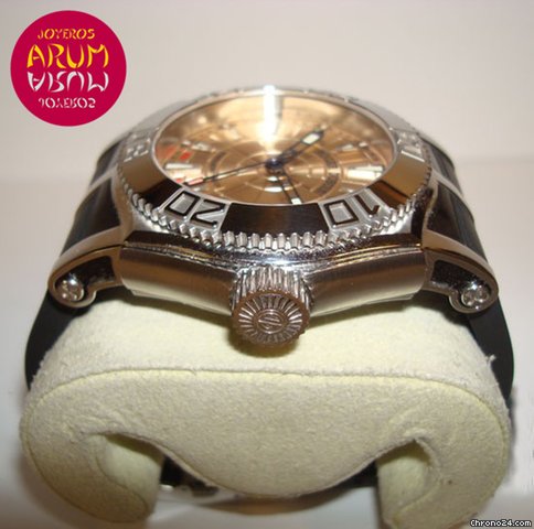 replica Roger Dubuis Easy Diver Champagne WATCHES 1 