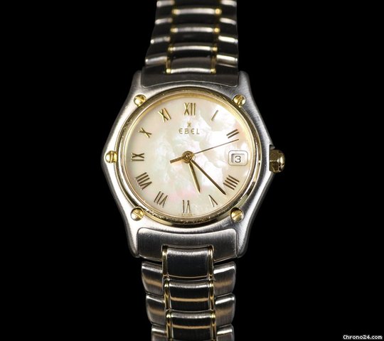 Ebel Classic Wave SS/18K 27mm Quartz MOP Ladies