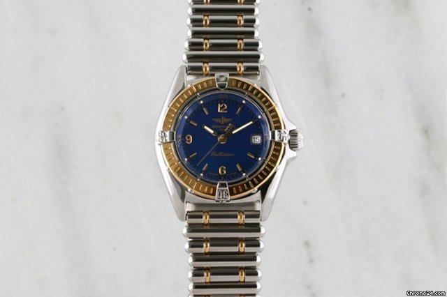 Breitling Callistino TwoTone Gold and Stainless Steel Watch