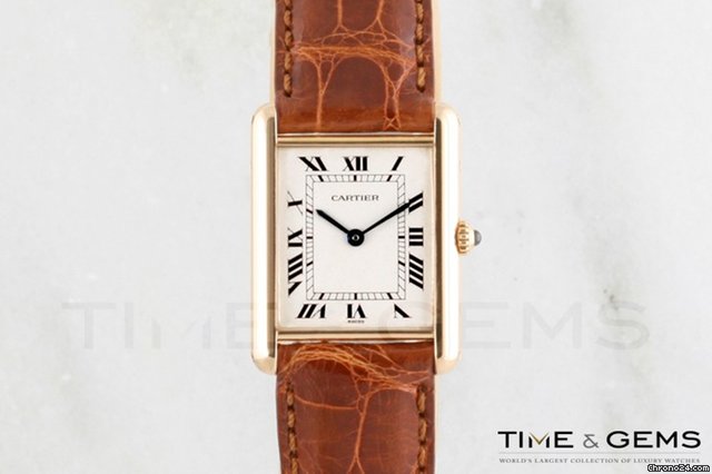 Cartier Ladies Tank Louis 18K Yellow Gold Watch