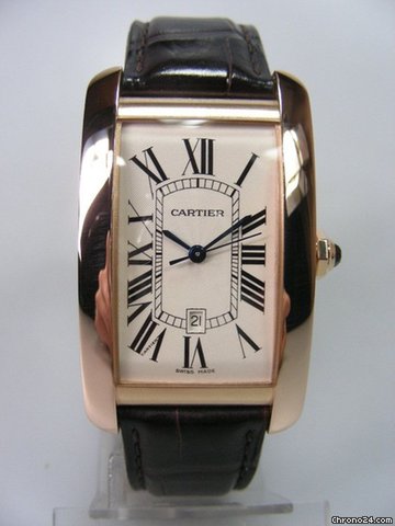 Cartier Tank Americaine XL or rose gold