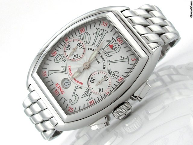 Franck Muller Herren "KING CONQUISTADOR" Edelstahl Automatik