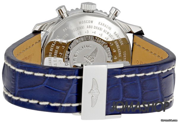 replica Breitling Navitimer World Blue Dial Chronograph Mens Watch A2432212-C651BLCD WATCHES 1 