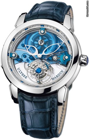 Ulysse Nardin Royal Blue Mystery Tourbillon 43mm