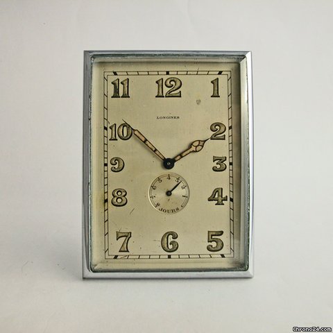 Longines desk top clock  Art Deco