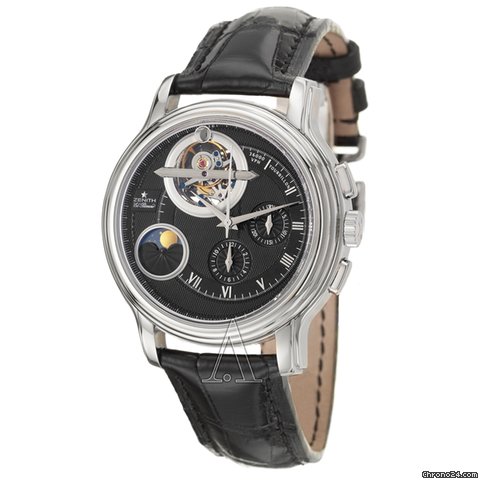 Zenith Men's ChronoMaster Tourbillon Moonphase Day & Night Watch