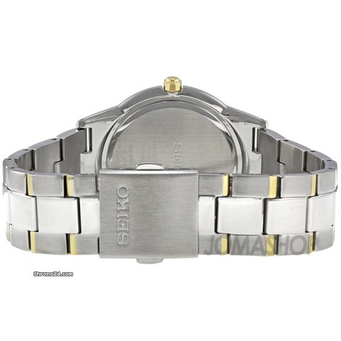 replica Seiko Silver Dial Two Tone Mens Watch SGEF45 WATCHES 1