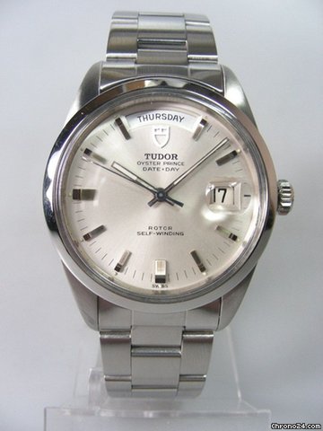 Tudor Date-Day Prince complet acier cadran silver