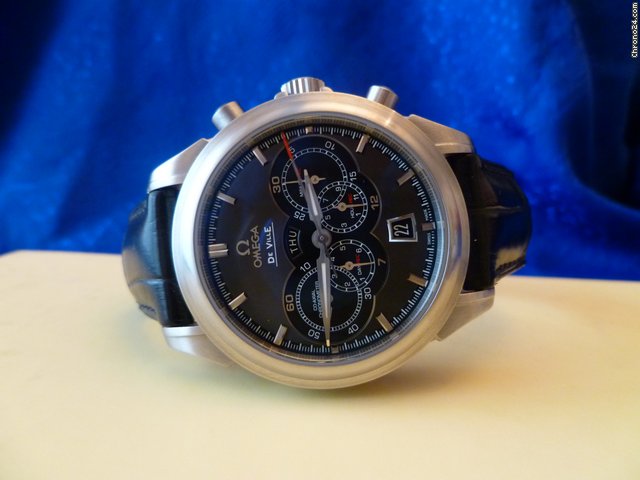replica Omega DeVille 4 Counters Chrono Co-Axial Falt. Box+Pap. NP 6800,- WATCHES 1 