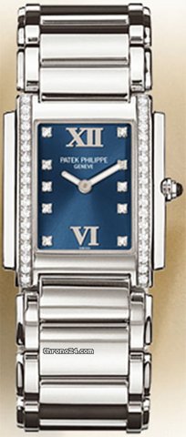 Patek Philippe 4910/10A Twenty~4, Steel, Blue Dial