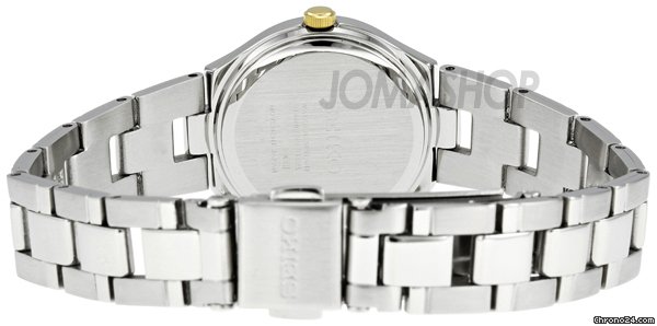 replica Seiko Silver Dial Two-tone Steel Case Ladies Watch SXDC48 WATCHES 1 