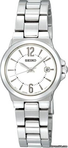 Seiko Silver Dial Stainless Steel Ladies Watch SXDC83