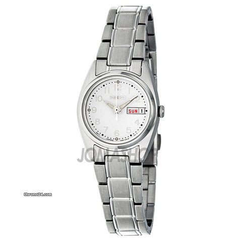 Seiko Silver Dial Stainless Steel Ladies Watch SXA133