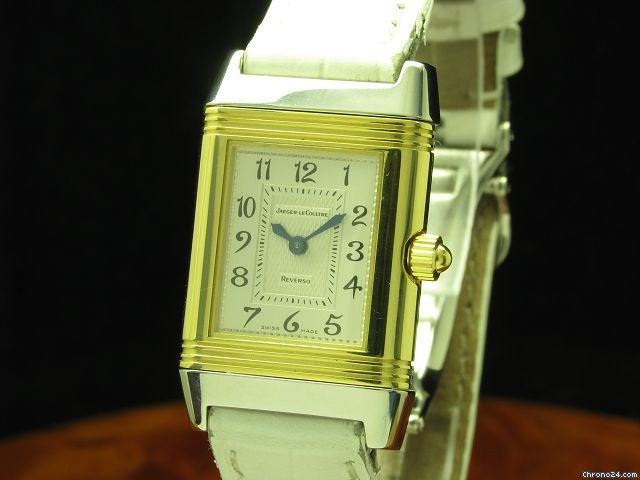 replica Jaeger-LeCoultre Reverso Duetto Duoface 18kt Gold/ Edelstahl Damenuhr WATCHES 1 
