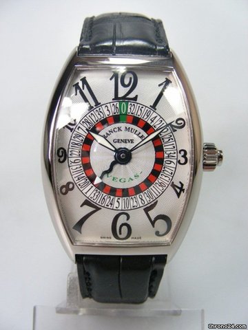 Franck Muller Master Banker serie special Vegas ref:5850 en or blanc/white gold