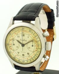 Breitling 2 Register Chronograph circa 1940's Late
