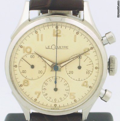 replica Jaeger-LeCoultre 3 Register Chronograph circa 1950's WATCHES 1 