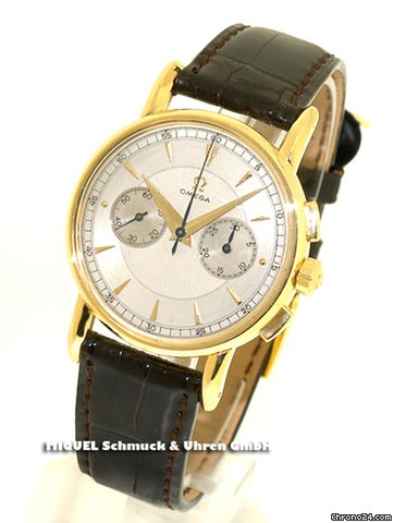 Omega Chronograph Handaufzug Kal. 320 in 18 ct Gelbgold (gebraucht)