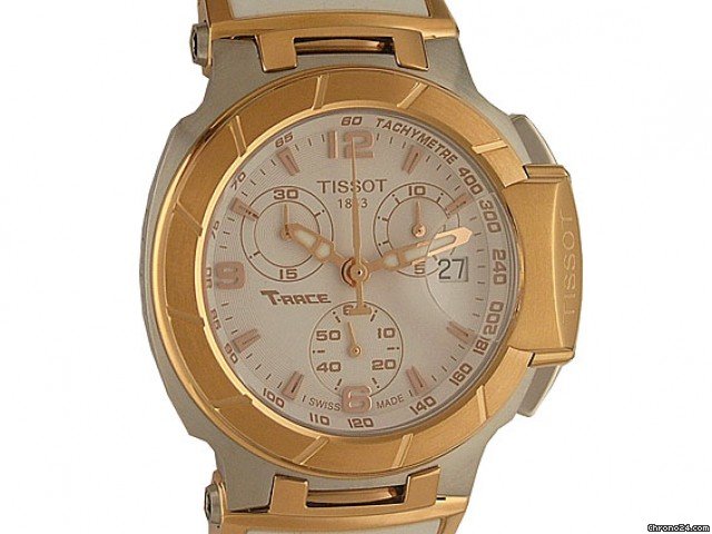 Tissot T Race Lady Chronograph Stahl/Rosegold 36mm