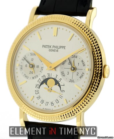 Patek Philippe Perpetual Calendar 18k Yellow Gold 5039J B+P