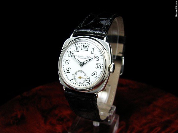IWC Silber Herrenuhr V. 1928 Mit Kaliber 64 T / Revison