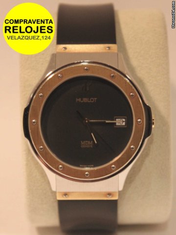 Hublot acero y oro. 40 mm. MAXI automatico