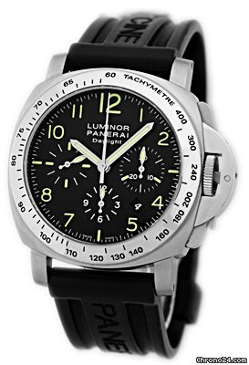 Panerai Gent's Stainless Steel  Luminor Daylight Chronograph Strapwatch