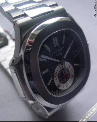 replica Patek Philippe Nautilus Chronograph - 5980 1A Black Dial WATCHES 1 